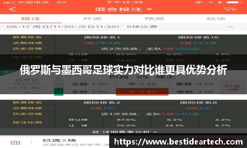 俄罗斯与墨西哥足球实力对比谁更具优势分析